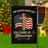 One Nation Under God America Garden Flag TH10 894841