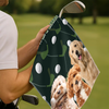 Custom Dog Cat Photo Golf Towel Gift For Dog Cat Dad Golfer HO82 894174