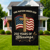 One Nation Under God America Garden Flag TH10 894841