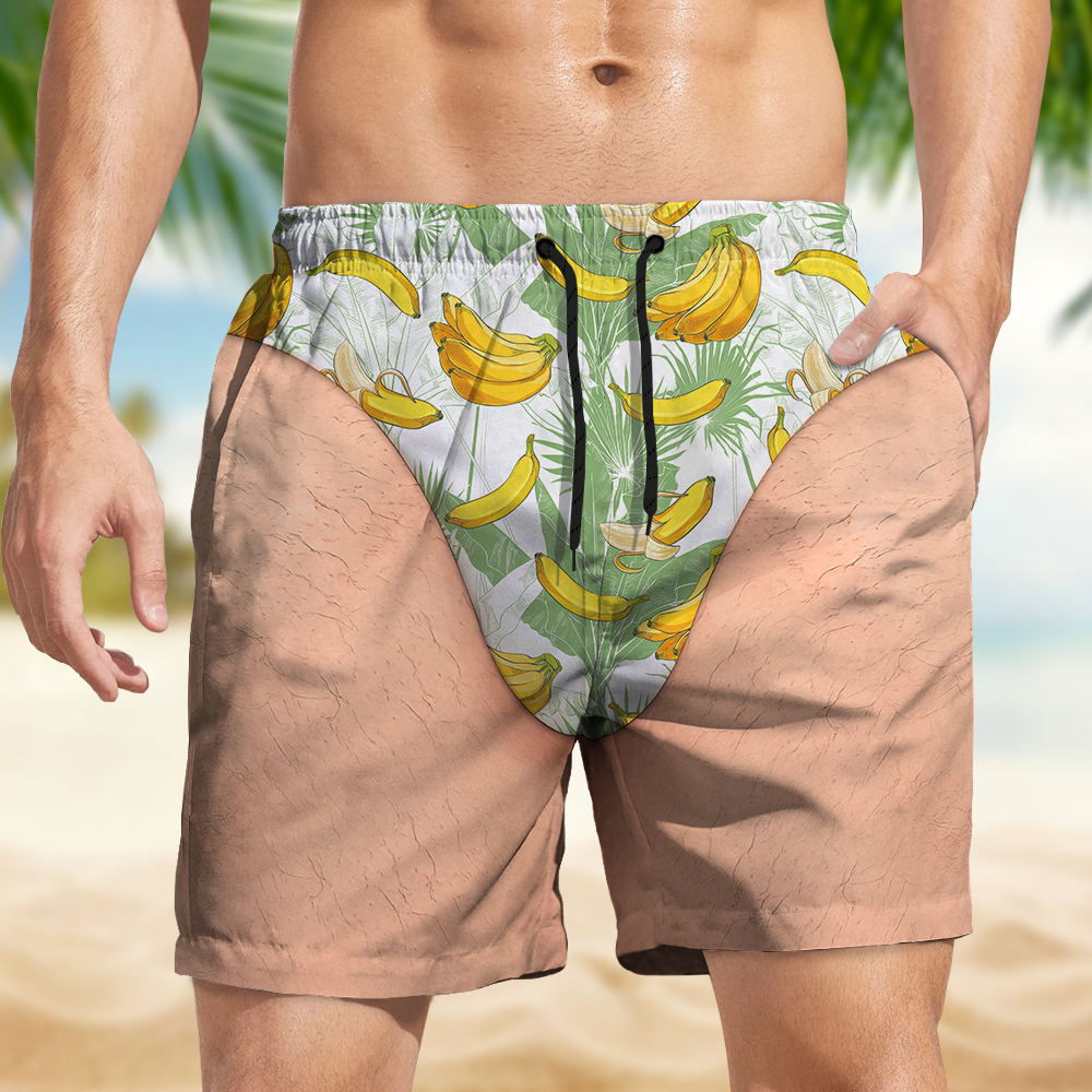 Custom Funny Body Hawaiian Beach Short, Personalized Summer Vacation And Travel Gifts For Men HO82 903082