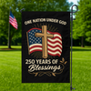 One Nation Under God America Garden Flag TH10 894841