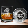 Custom Photo The Dog Father For Dog Lover Whiskey Glass TH10 892783