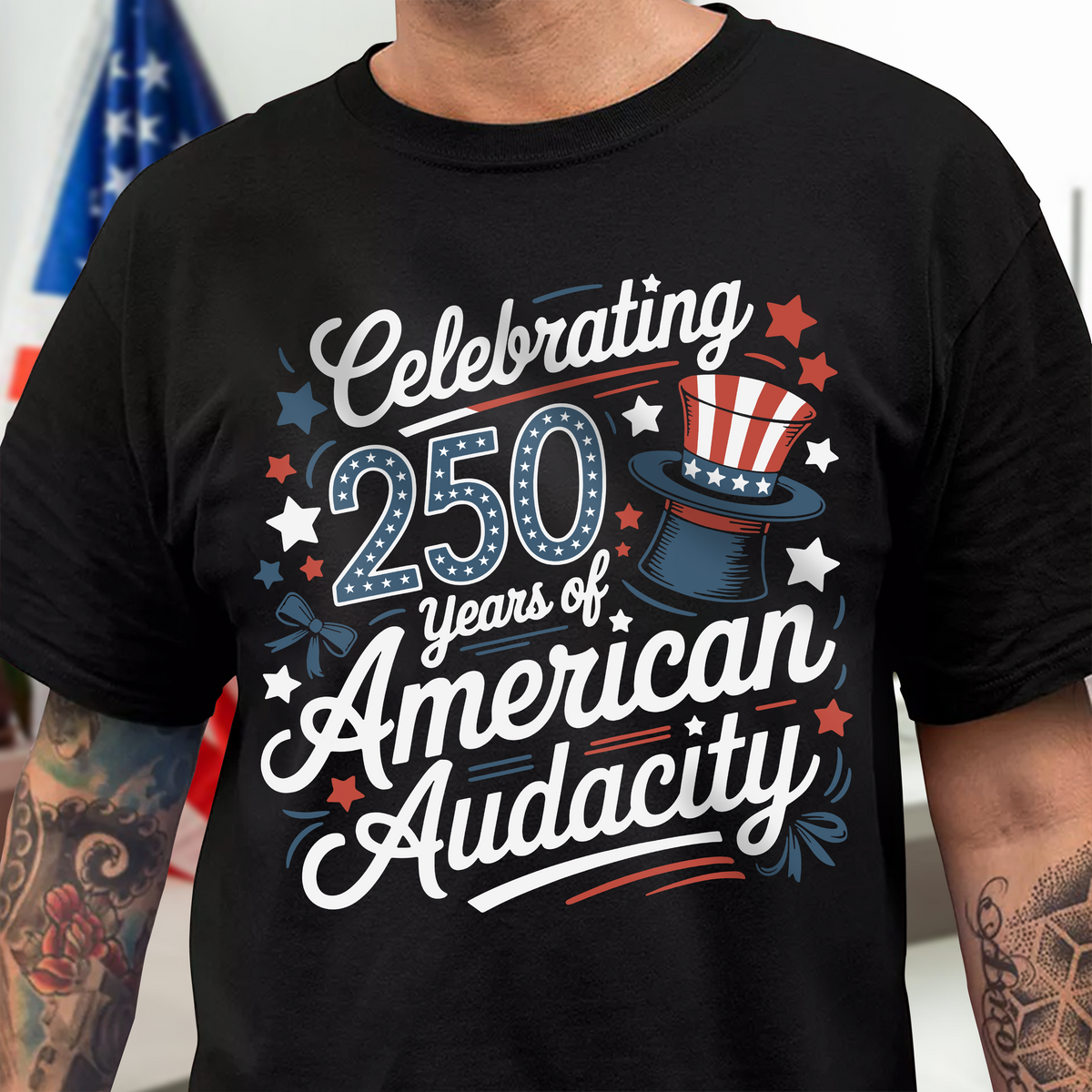 250 Years America 250th Anniversary USA 4th of July Dark Shirt HO82 894810