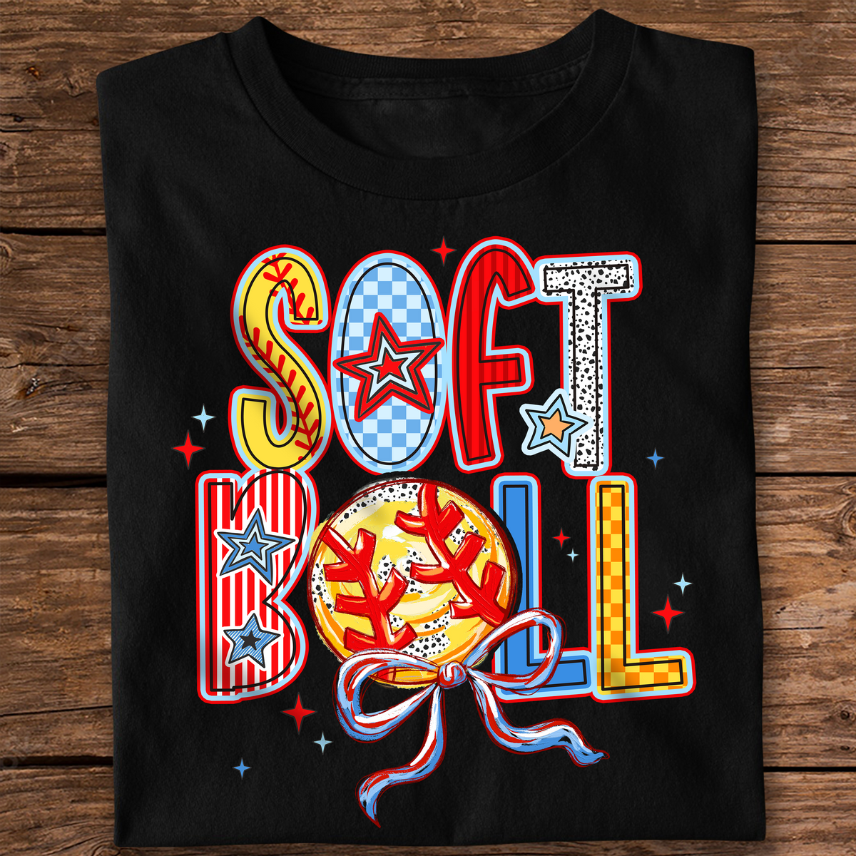 Softball Mom Game Day Coquette Family Dark Sweatshirt HO82 893550