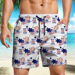 Custom Photo Best Dad Ever Beach Short For Summer TH10 892897