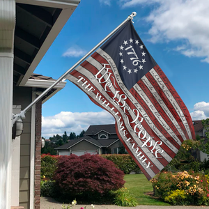 We the People - 250 Years America Anniversary Custom Family Name House Flag CH07 899146