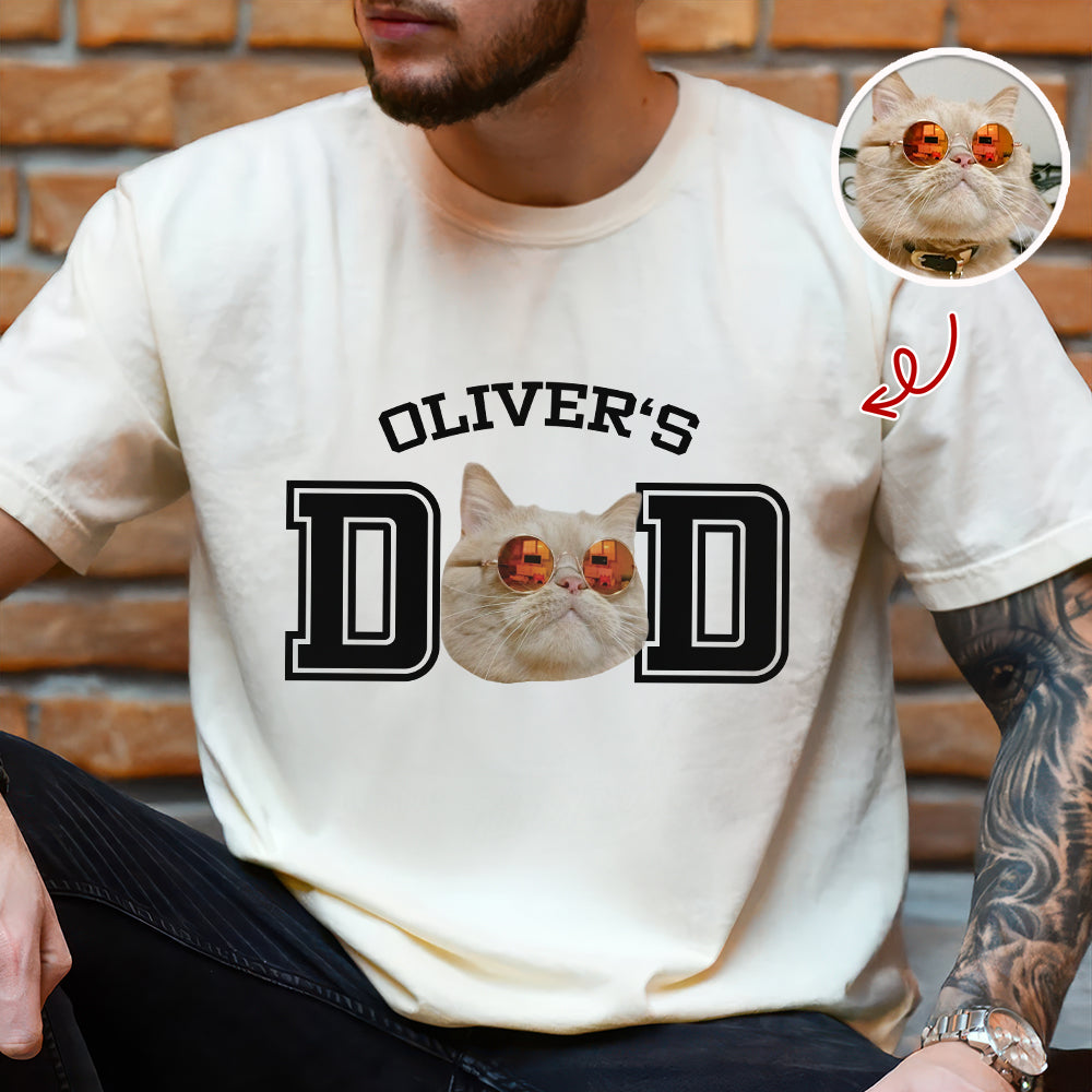 Custom Photo Dad Mom Cat Comfort Shirt For Cat Lovers HA75 897642