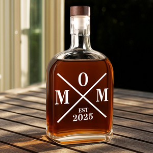 Personalized Dad EST Whiskey Bottle CH07 895976