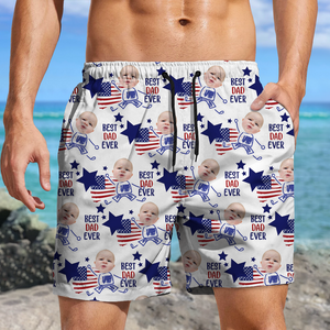 Custom Photo Best Dad Ever Beach Short For Summer TH10 892897