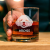 Custom Photo Thanks For Picking Up My Poop and Stuff Engraved Rock Glass CH07 895744