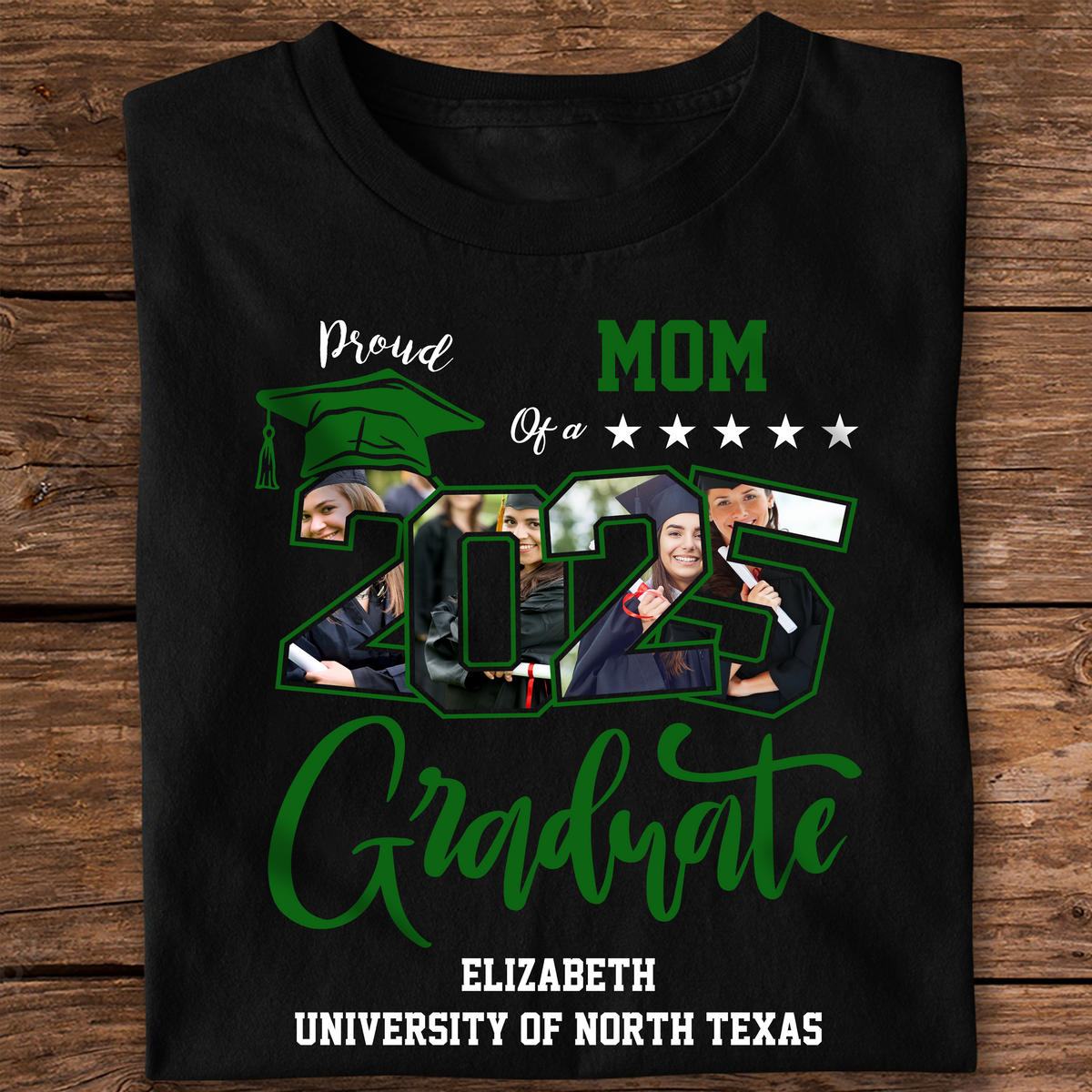Custom Photo Proud Family Of A Graduate Graduation Dark Shirt For Family Members HA75 891934