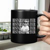 Personalized Vintage Photo Best Dad Mom Ever Black Mug - Father’s Day Gift LM32 669055