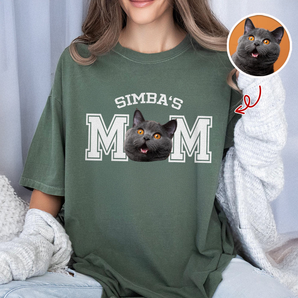 Custom Photo Dad Mom Cat Comfort Shirt For Cat Lovers HA75 897642