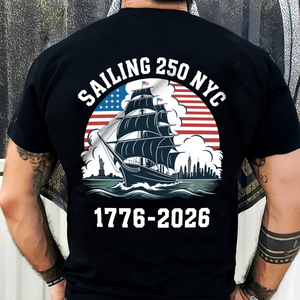 America 250th Anniversary 250 Years NYC USA Back Side Dark Shirt CH07 896736