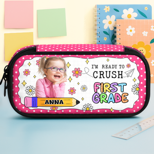 Custom Kid Photo I am Ready To School Personalized Pencil Case Back To School Gift CH07 896206