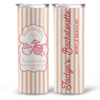 Custom Name Beach Icon Skinny Tumbler - Personalized Summer Party Cup HO82 902992