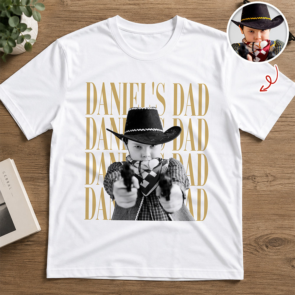 Personalized Vintage Photo Dad, Mom, Grandpa, Grandma Family Bright Shirt HA75 921394