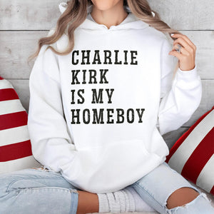 Charlie Kirk Is My Homeboy Bright Shirt HA75 644017