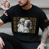 Personalized Vintage Photo Best Dad Mom Ever Short Sleeve Print Shirt HA75 921588
