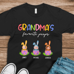 Nana Grandma Favorite Peeps Dark Shirt Personalized Gift HO82 893540