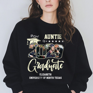 Custom Photo Proud Family Of A Graduate Graduation Dark Shirt For Family Members HA75 891934