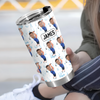 Custom Funny Golfer Photo Fat Tumbler - Golf Lovers Gift HA75 920588