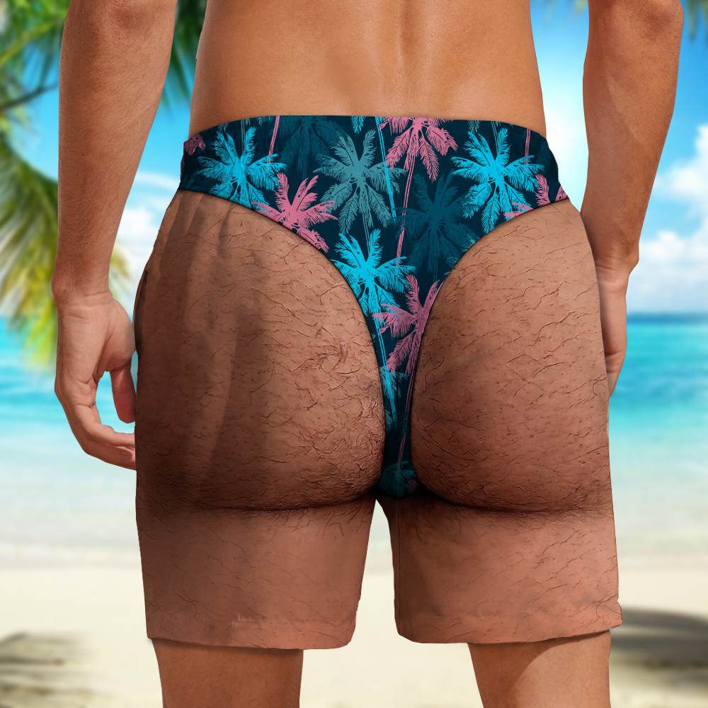 Custom Funny Body Hawaiian Beach Short, Personalized Summer Vacation And Travel Gifts For Men HO82 903082