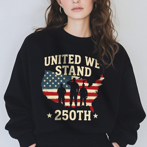 United We Stand 250th Anniversary USA Veteran Dark Shirt HA75 897302