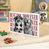 Personalized Vintage Photo Best Dog Cat Dad Mom Ever Building Brick Block CH07 911548