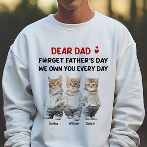 Custom Photo Forget Mother's Day We Own You Everyday Personalized Bright Shirt Funny Gift For Dog Lovers Cat Lovers CH07 895270