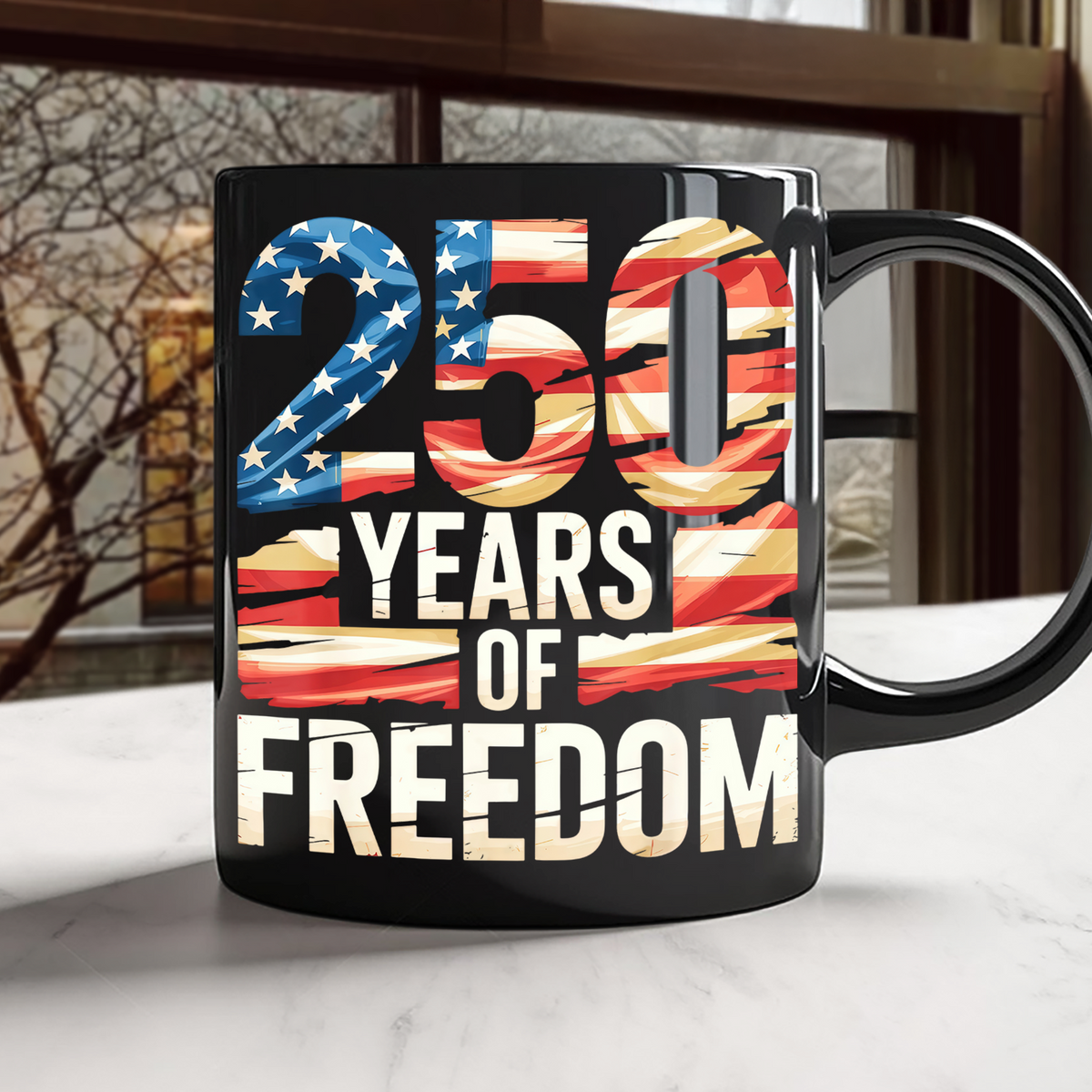 250 Years Of Freedom Black Mug TH10 896015