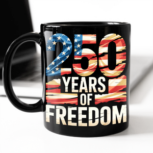 250 Years Of Freedom Black Mug TH10 896015