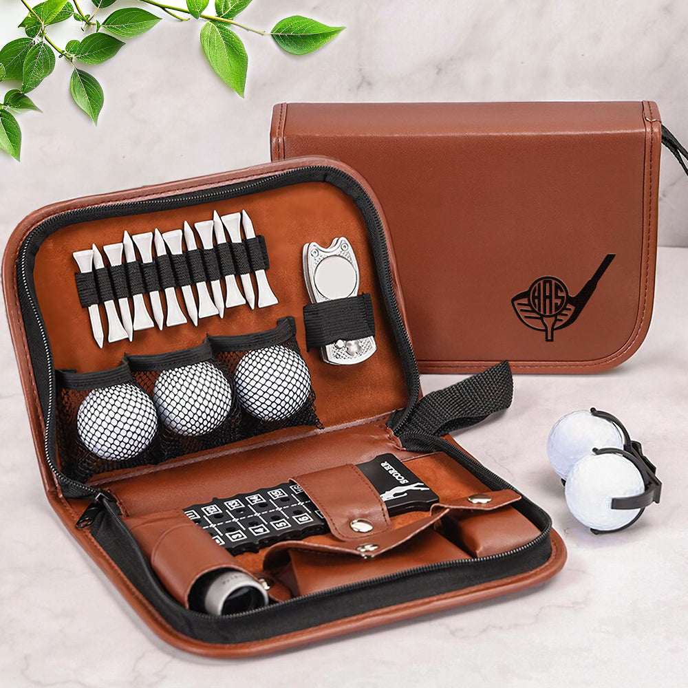 Personalized Name Monogrammed Text Golf Gift Set Engraved Accessories for Golfer HA75 898672