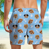 Custom Photo Face Dog With Bone Beach Short TH10 892763