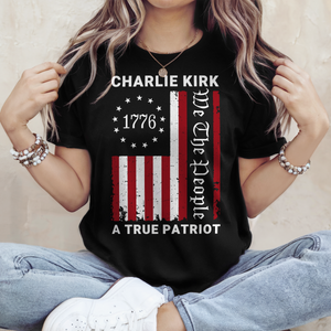 We The People - Pray For Charlie Kirk Memorial Dark Shirt LM32 65467