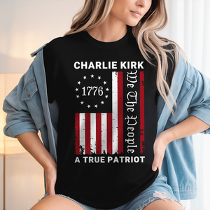 We The People - Pray For Charlie Kirk Memorial Dark Shirt LM32 65467