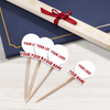 Custom University Logo Class of 2025 Graduation Decoration Cupcake Toppers HA75 892266