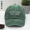 We The People 250 Years of America 1776 - 2016 Washed Denim Baseball Cap LM32 895175