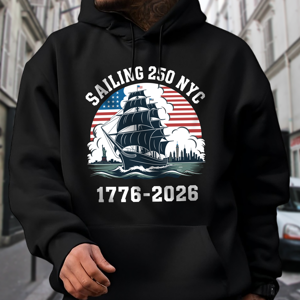 America 250th Anniversary 250 Years NYC USA Dark Shirt CH07 896694