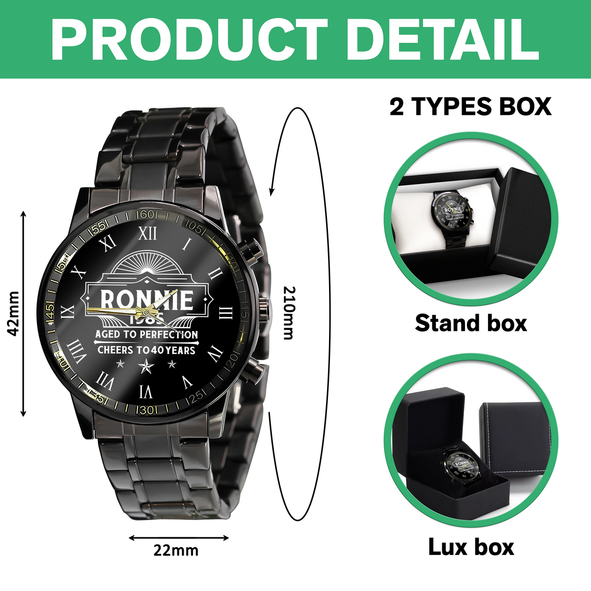 Personalized Aged To Perfection Men's Watch HO82 893758