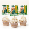 Custom Photo Kindergarten Class of 2026 Graduation Decoration Cupcake Toppers CH07 895544