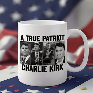 Justice for Charlie Kirk - Prayers Up for Charlie White Mug HA75 64488