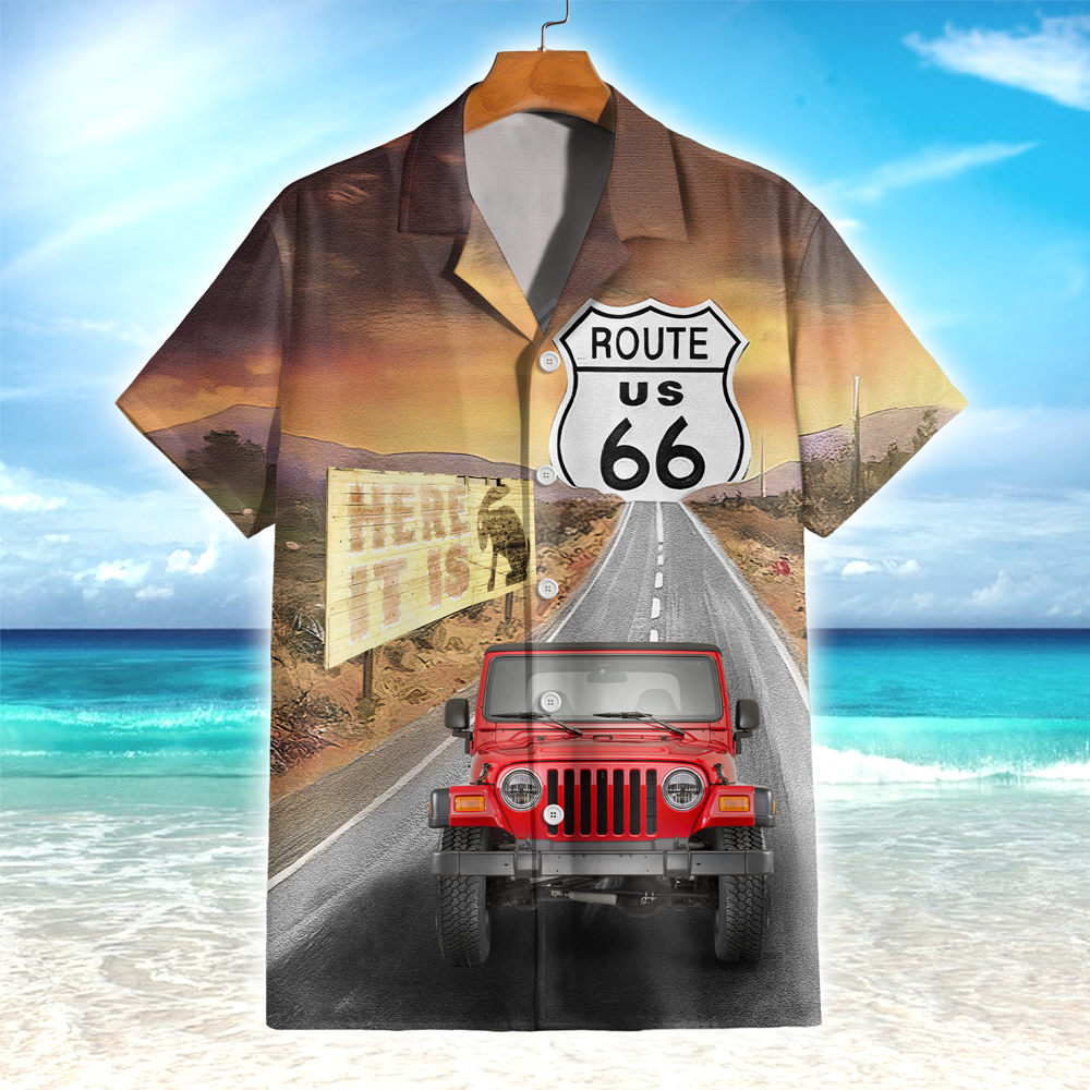 Upload Car Photo Route 66 Hawaii Shirt For Car Lover TH10 892631