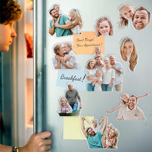 Custom Photo Family Personalized Acrylic Fridge Magnet Family Gift HA75 897910