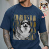 Personalized Vintage Photo Dog Dad, Dog Mom, Cat Dad, Cat Mom Comfort Shirt HA75 921448