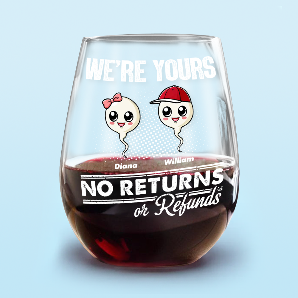 Personalized You Made The Choice And We're Yours Chaos Wine Glass LM32 893283