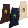 Personalized Name With Clover Leaf Embroidered Socks HO82 903282
