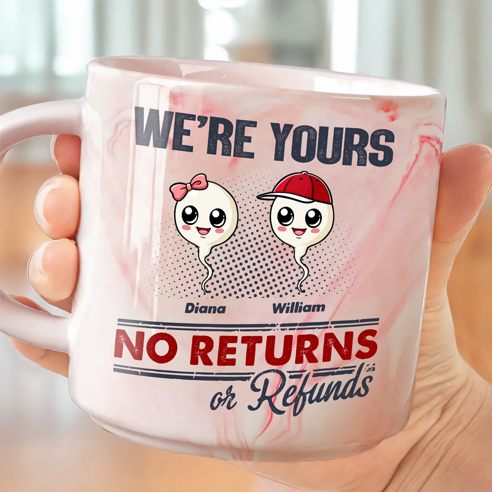 Personalized You Made The Choice And We're Yours Chaos Marble Mug LM32 893285