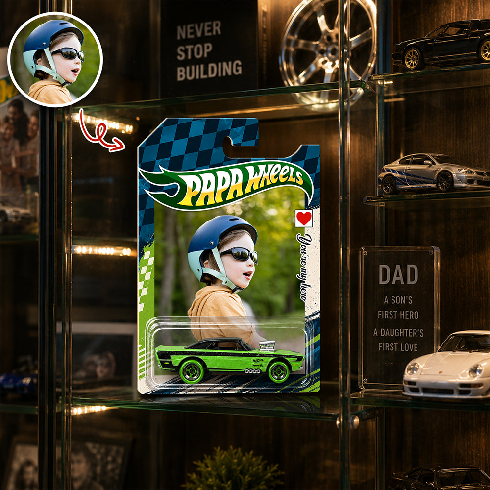 Personalized Love You Dad Wheels Packaging for Dad, Father's Day Custom Collector Gift HA75 921532