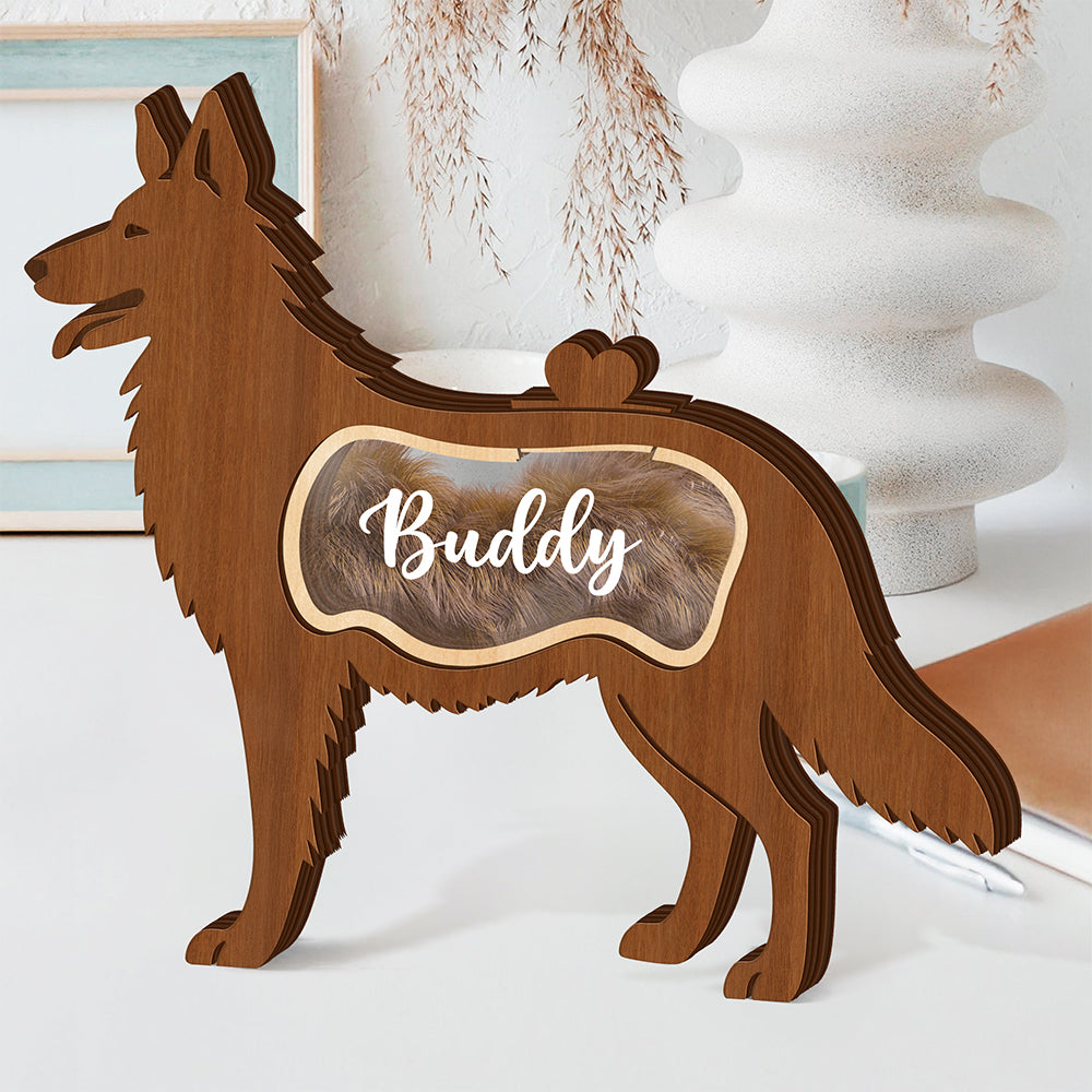 Personalized A Bond That Never Fades Pet Memorial Fur Urn Keepsake Gift For Dog Lovers HO82 894292